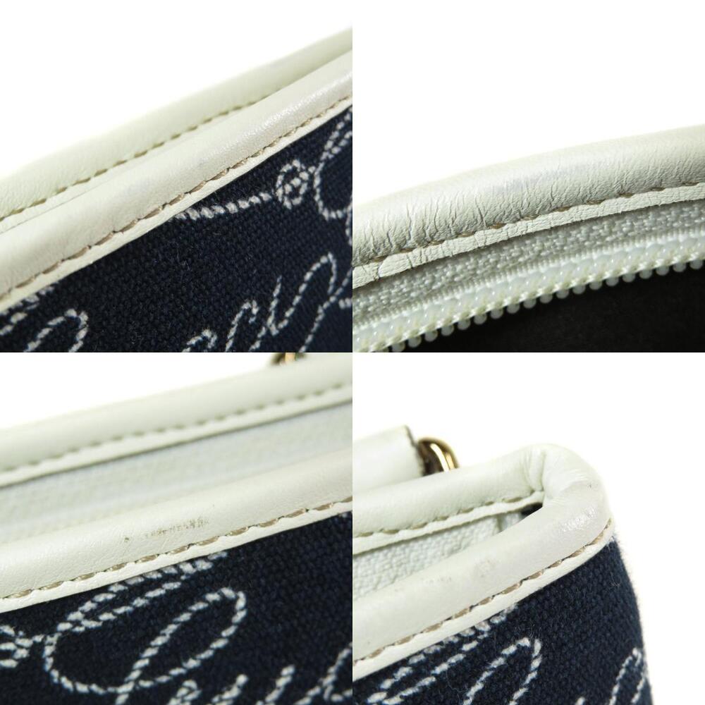 Gucci Logo Motif Shoulder Bag Canvas Leather - Picture 9 of 11